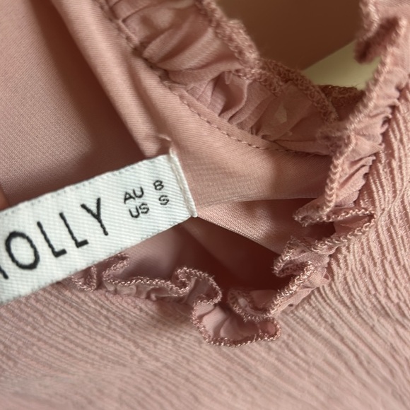 Hello Molly SCORPIO SEASON Mini DRESS in Pink BLUSH Size Small - Picture 7 of 16